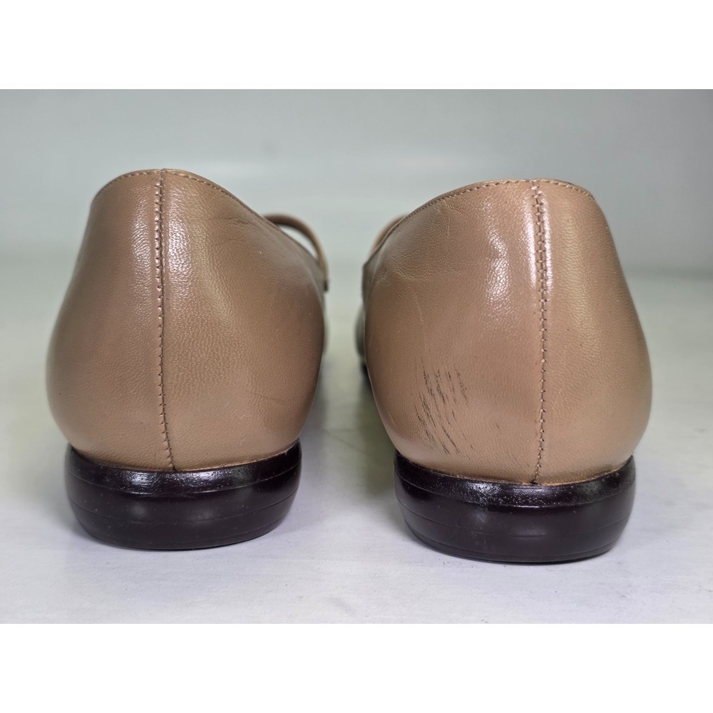Munro American Mary Jane Women's Shoes Size 9 Beige Tan Leather Slip On Loafers - Picture 8 of 11